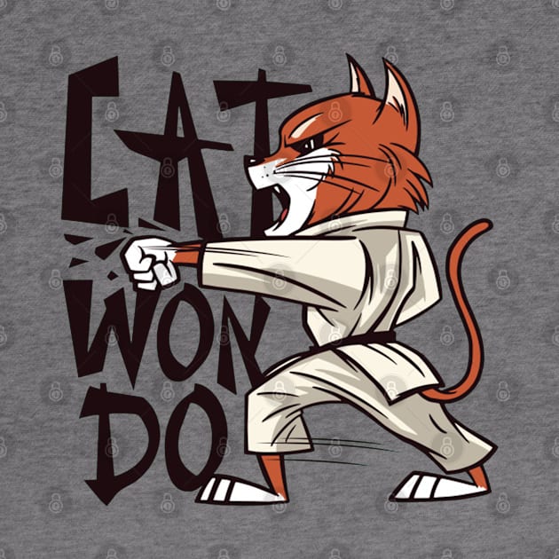 Tae Kwon Do Cat Catwondo by consigliop